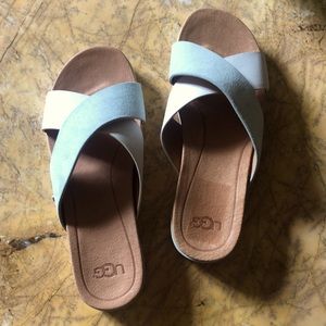 UGG Kari Aqua Sandals Sz 8